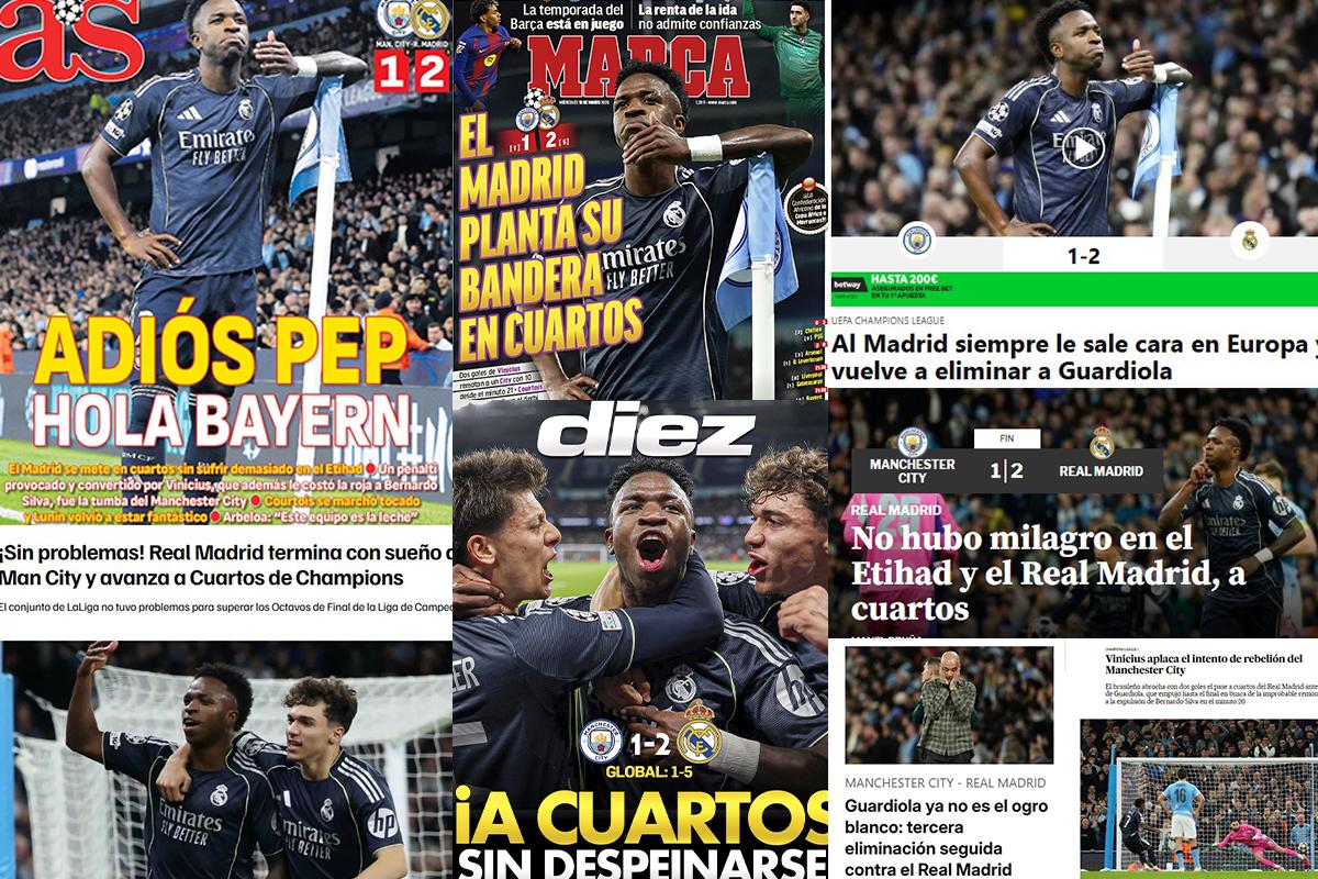 La 'Pepsadilla' continúa; ya no es el ogro blanco: lo que dice la prensa sobre el triunfo del Real Madrid sobre el City