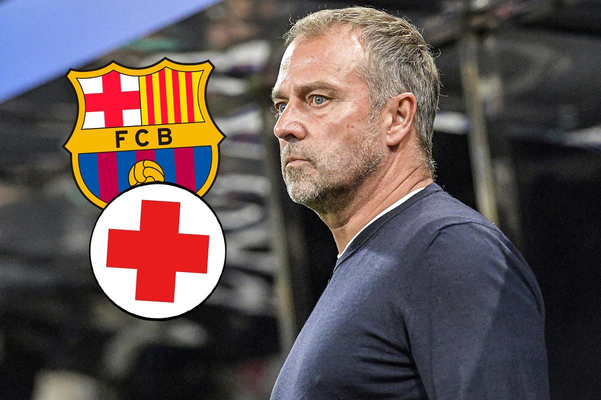 Duro golpe para Hansi Flick: se 'rompen' dos figuras del Barcelona y uno volverá a pasar por el quirófano