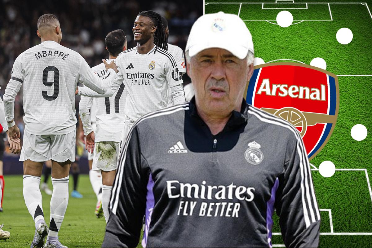 Real Madrid con cambios obligados: la alineación para derribar al Arsenal en Londres por la Champions