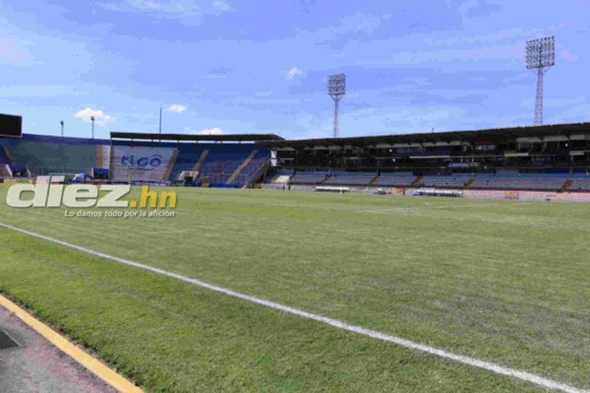 Así preparan la eventual premiación por el título del Olimpia en el estadio Nacional