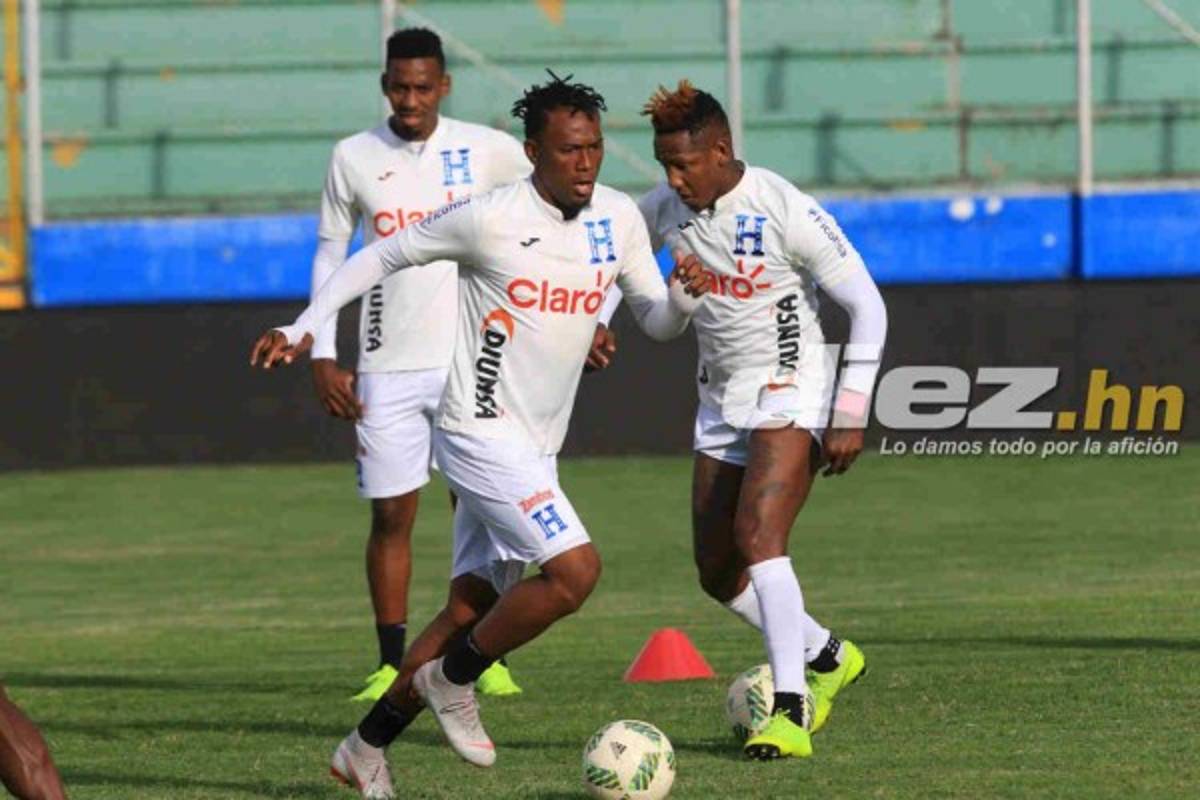 Bromas, patadas, risas y charlas previo al juego de Honduras ante Panamá