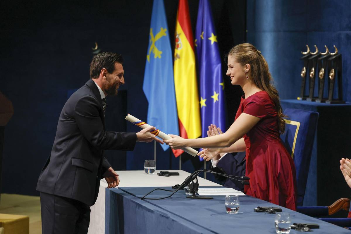 Messi recibe histórico premio: las palabras de la Princesa Leonor y mensaje del Barça