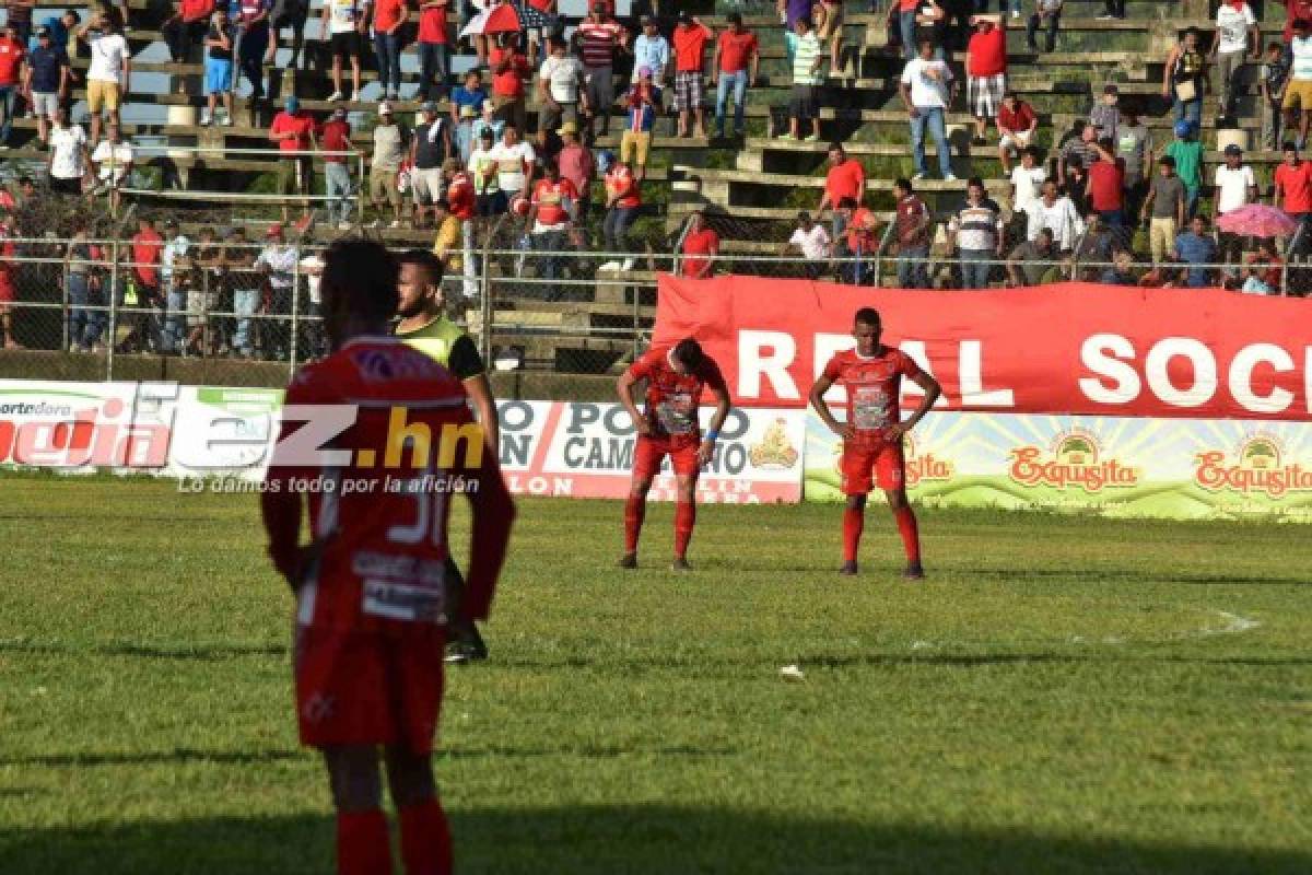 FOTOS: El júbilo y tristeza de la final de ida de la Liga de Ascenso de Honduras