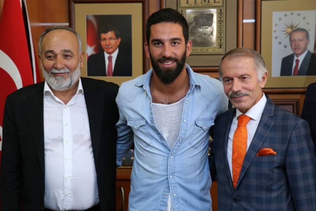 La presentación Arda Turan, nuevo fichaje del FC Barcelona,