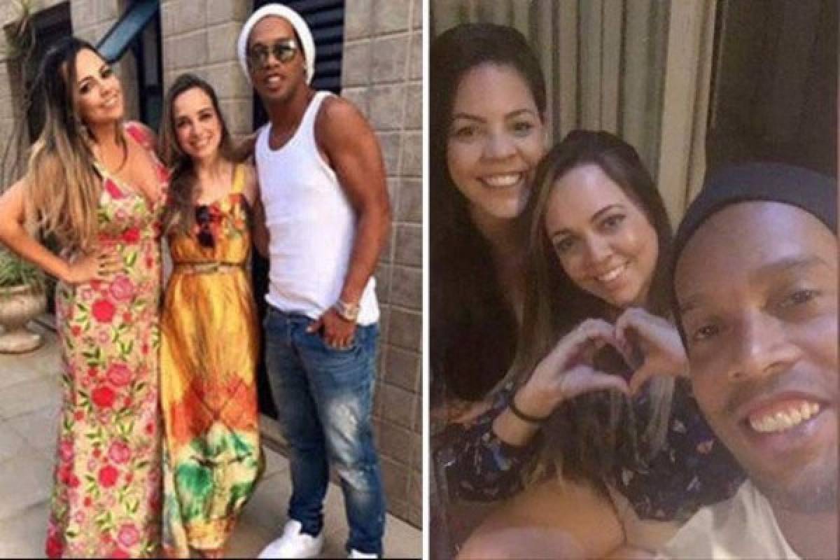 Las novias que tuvo Ronaldinho, el exfutbolista que vive un calvario en la cárcel el 'Cuadrilátero'