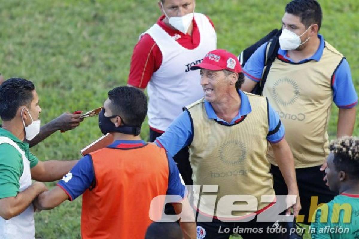 No se vio en TV: La pelea de Pedro Troglio al final del partido entre Olimpia y Marathón