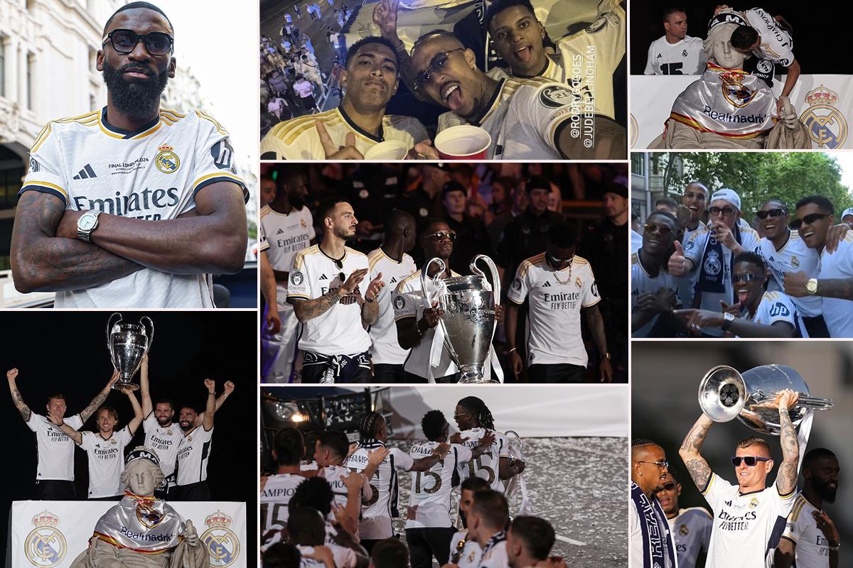 Real Madrid montó un fiestón en Cibeles: el puro de Ancelotti, Camavinga lidera los bailes y la despedida de Kroos