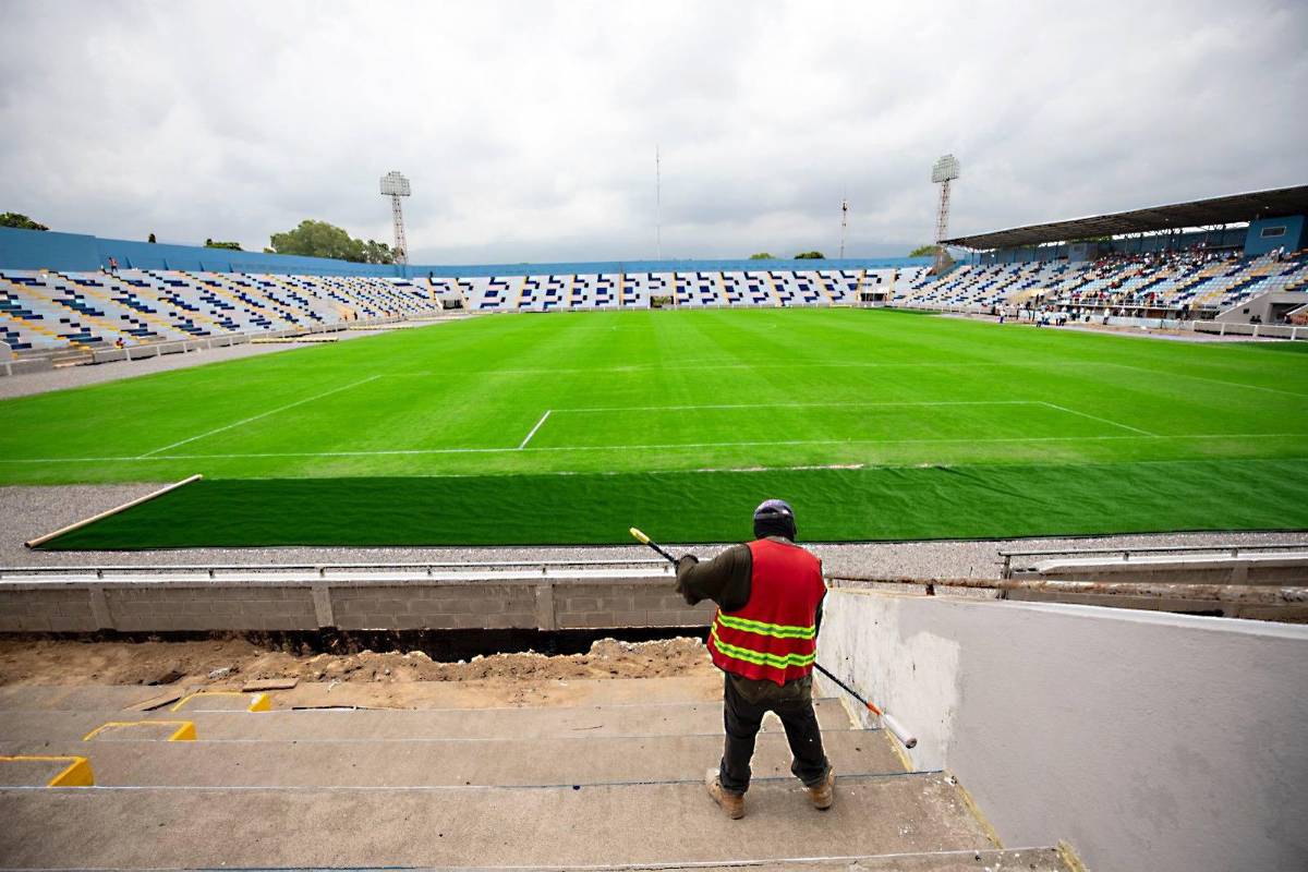 ¡Con novedad en Honduras! El estadio Municipal Ceibeño presenta un cambio total y se prepara para abrir las puertas al fútbol