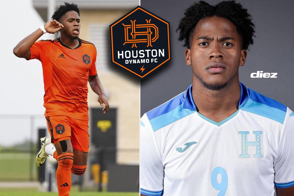 Hondureño Exon Arzú firma contrato con el primer equipo del Houston Dynamo de la MLS