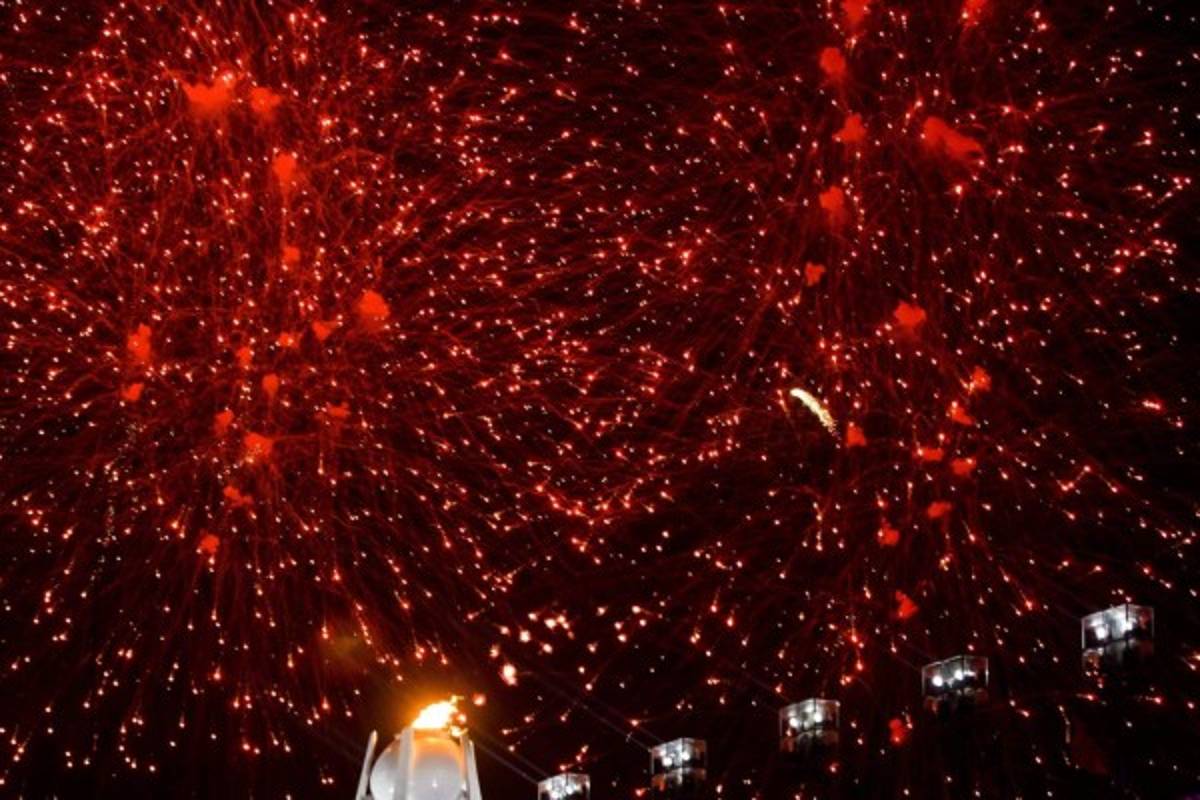 Las mejores imágenes de la ceremonia de clausura de los Juegos Olímpicos de Invierno