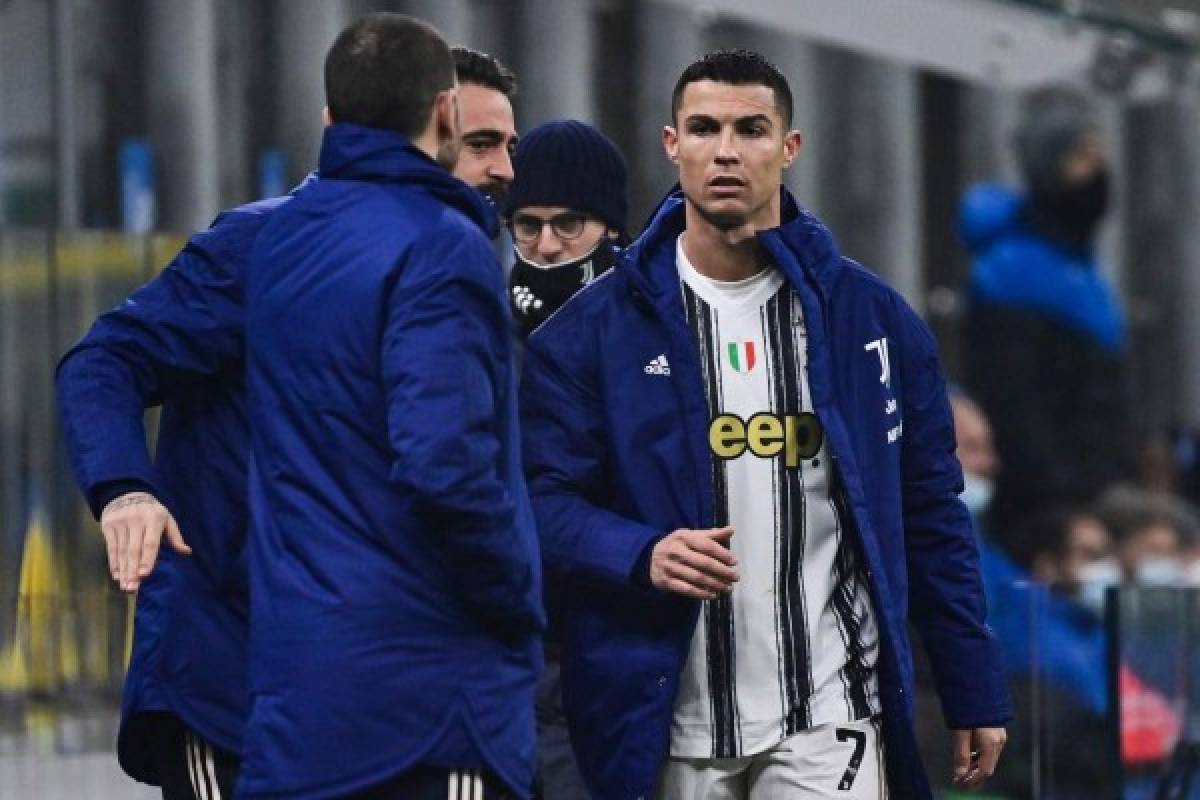 La protesta y enfado de Cristiano Ronaldo con Pirlo; dedicatoria especial de Lautaro Martínez