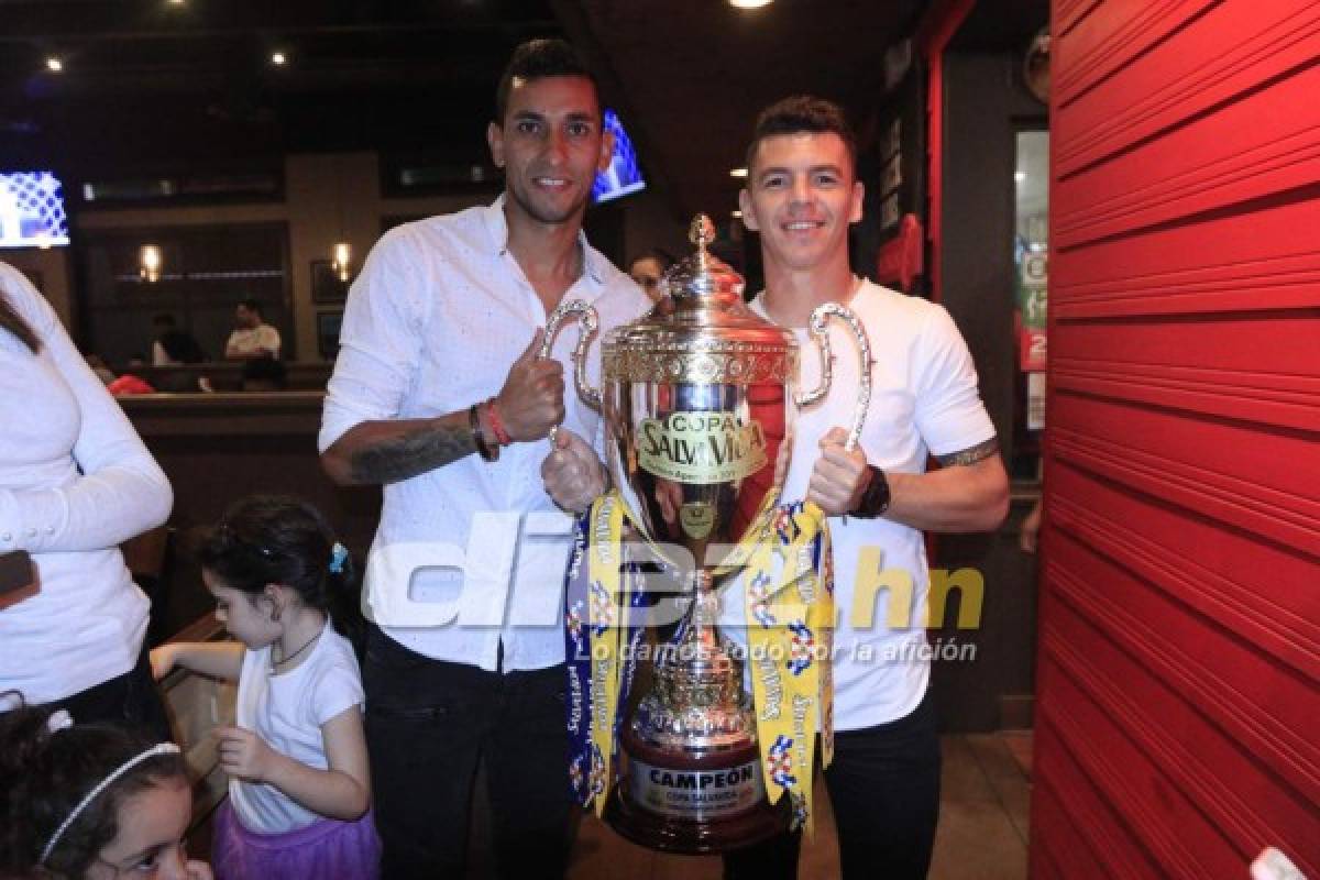 Fotos: La cena íntima de Olimpia festejando el título 31 del fútbol hondureño