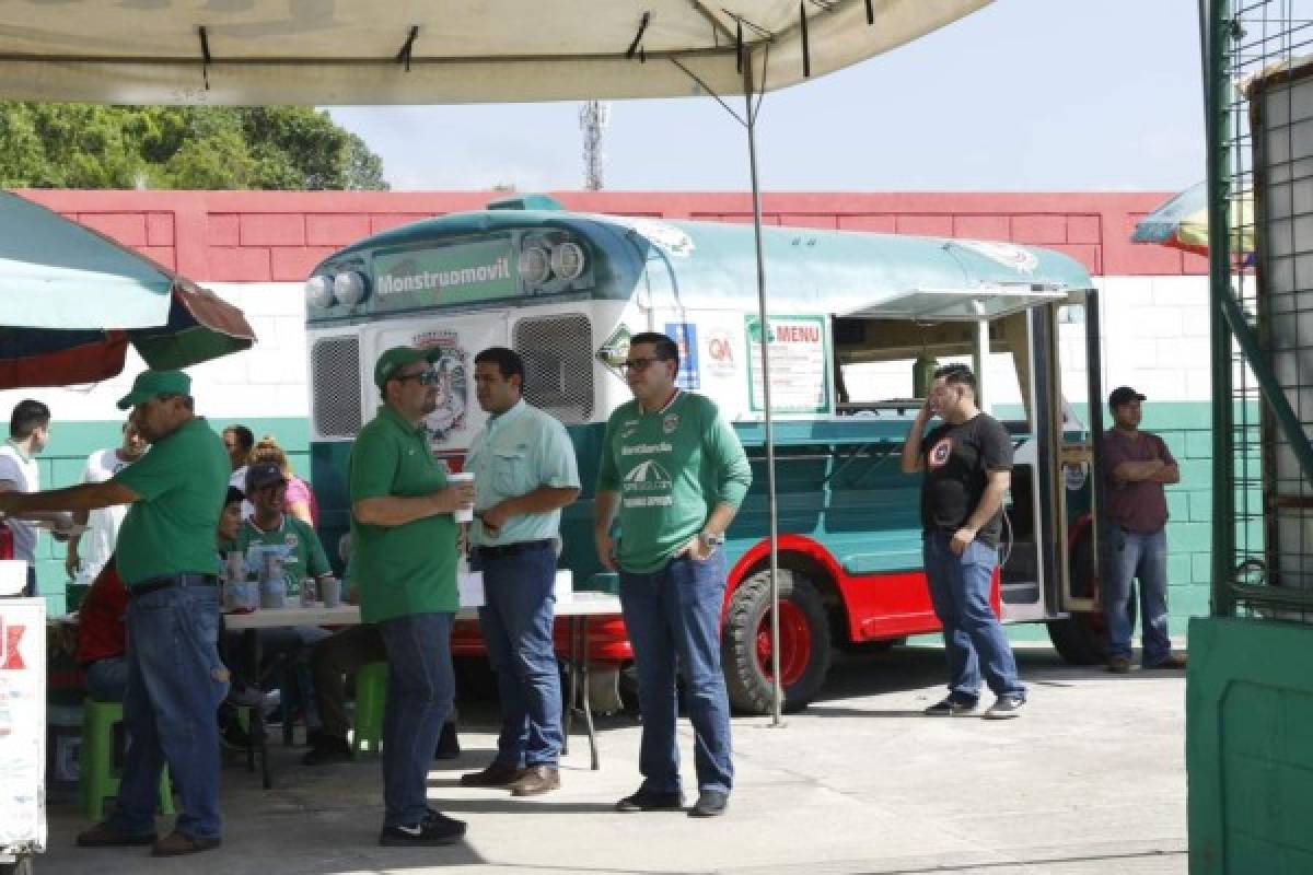 El monstruomóvil de Marathón, convertido en food truck en el Yankel Rosenthal