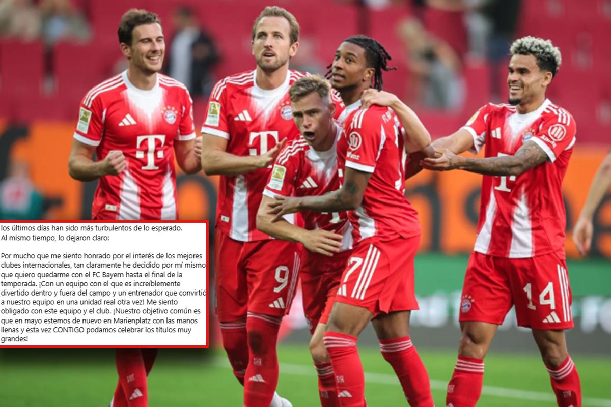 Una estrella del Bayern Múnich anuncia que se marcha a final de temporada: Lo hemos decidido con el club