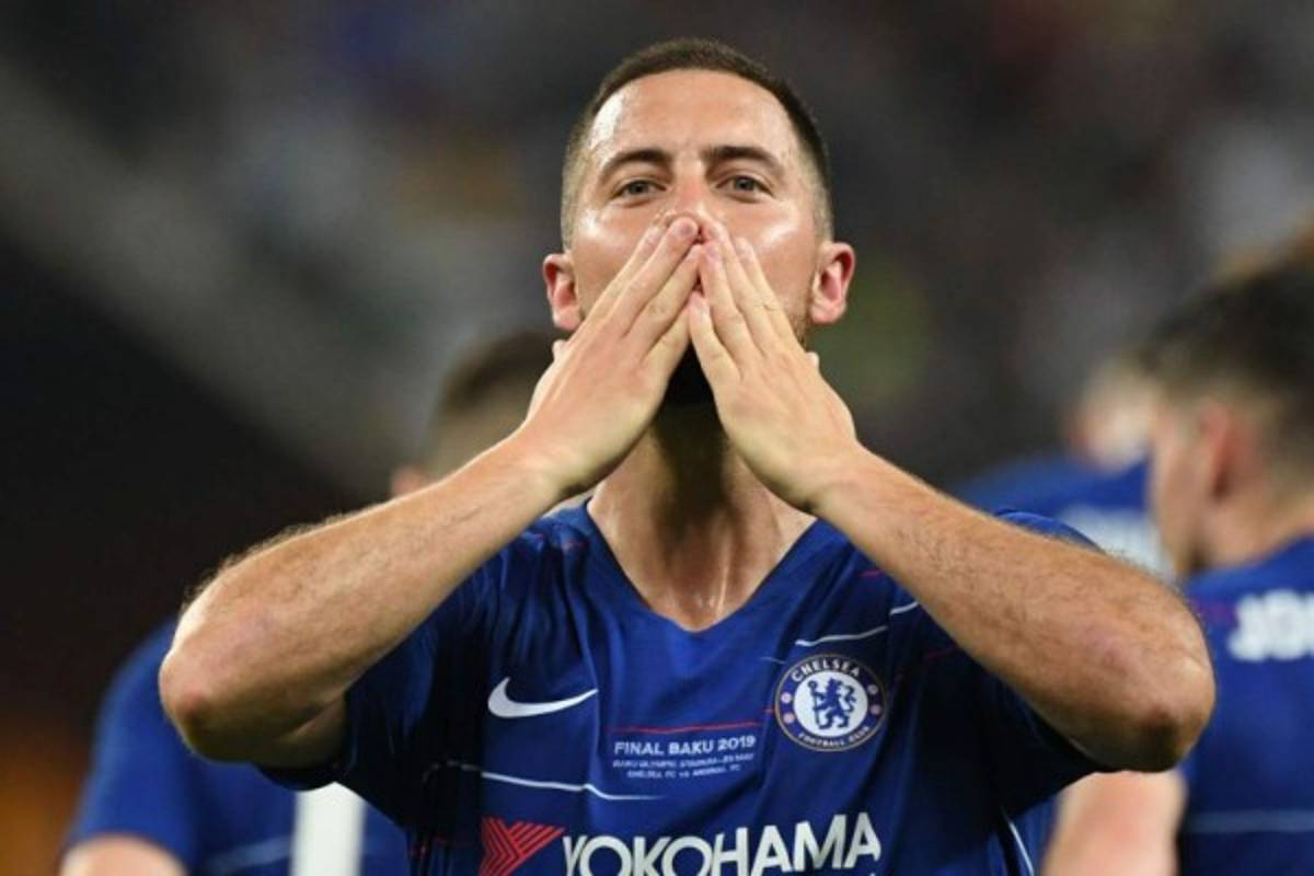 Real Madrid lo espera: Así fue el adiós de Hazard del Chelsea tras ganar la Europa League