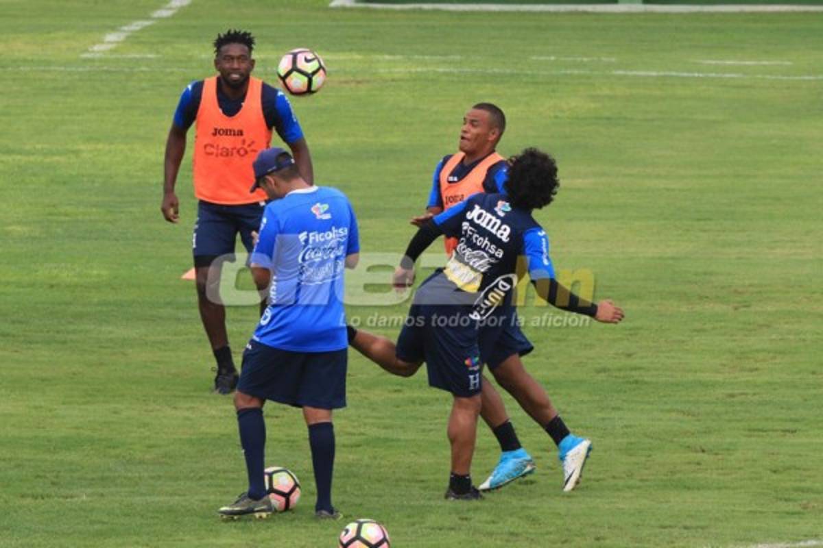 Las imágenes que dejó el primer entreno de Honduras de cara a la Copa Oro