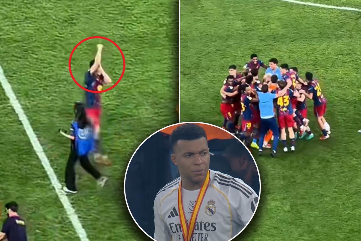 Una figura del Barcelona incendió al madridismo por su gesto tras ganar la Supercopa de España