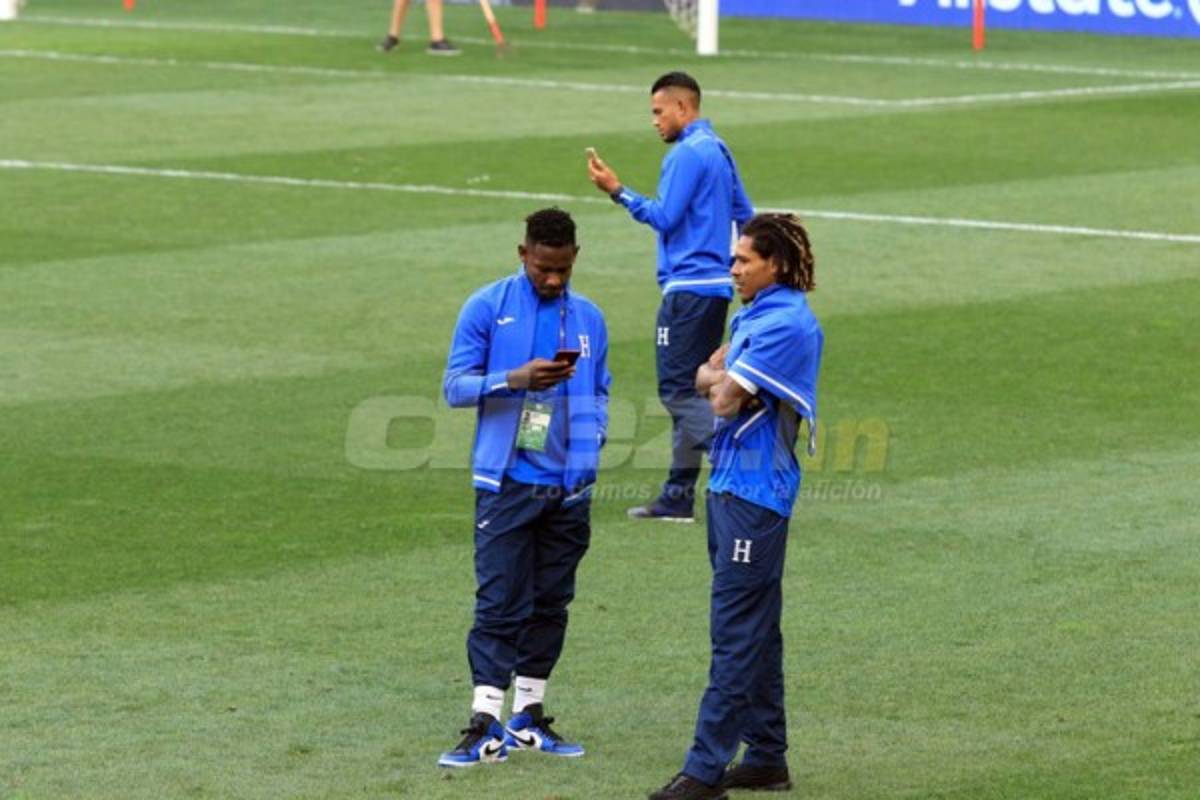 ¿Qué le dijo Pinto a Amado? Las imágenes de la visita de Honduras al Red Bull Arena
