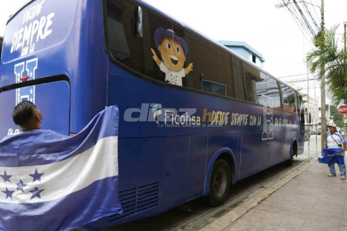 ¡CHULO! Así es el autobús en el que se mueve la Selección de Honduras