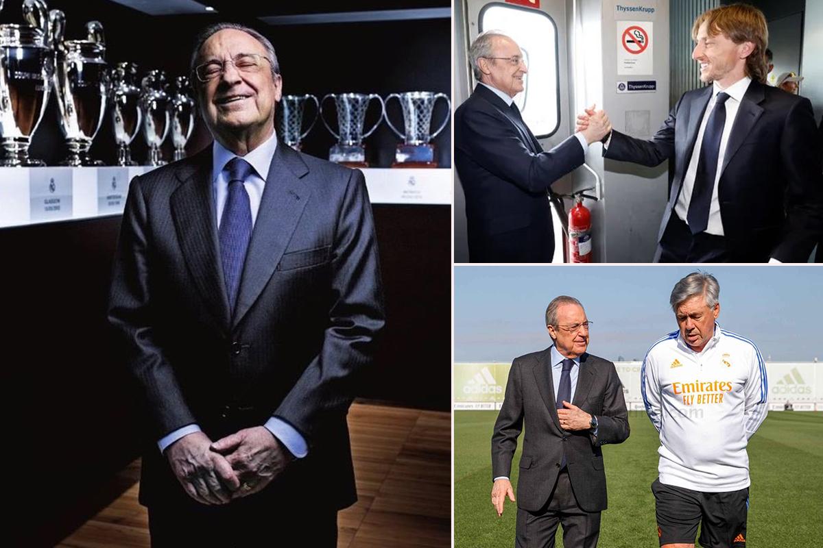 Florentino Pérez llevó al Real Madrid a otra dimensión: el presidente con más títulos y revelan de cuánto es su fortuna
