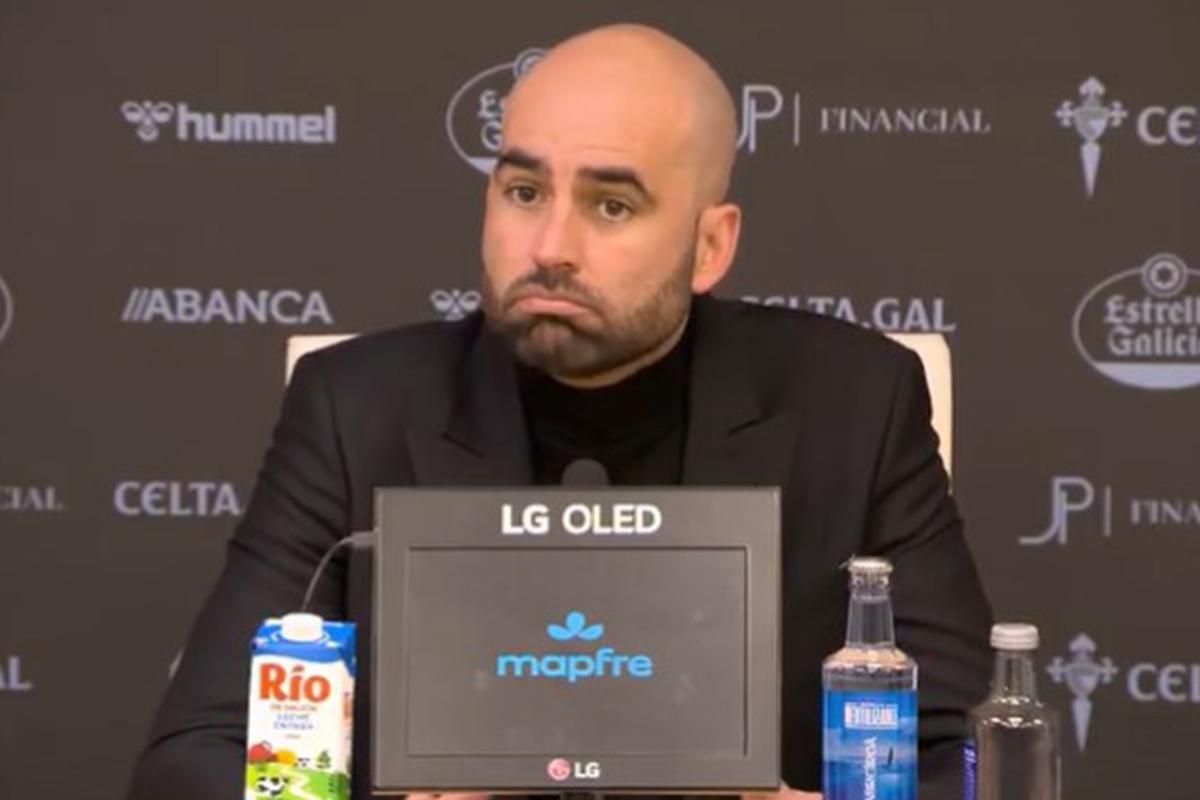 Claudio Giráldez reclamó que hubo falta de Manuel Ángel sobre Fer López en el gol del triunfo del Real Madrid.