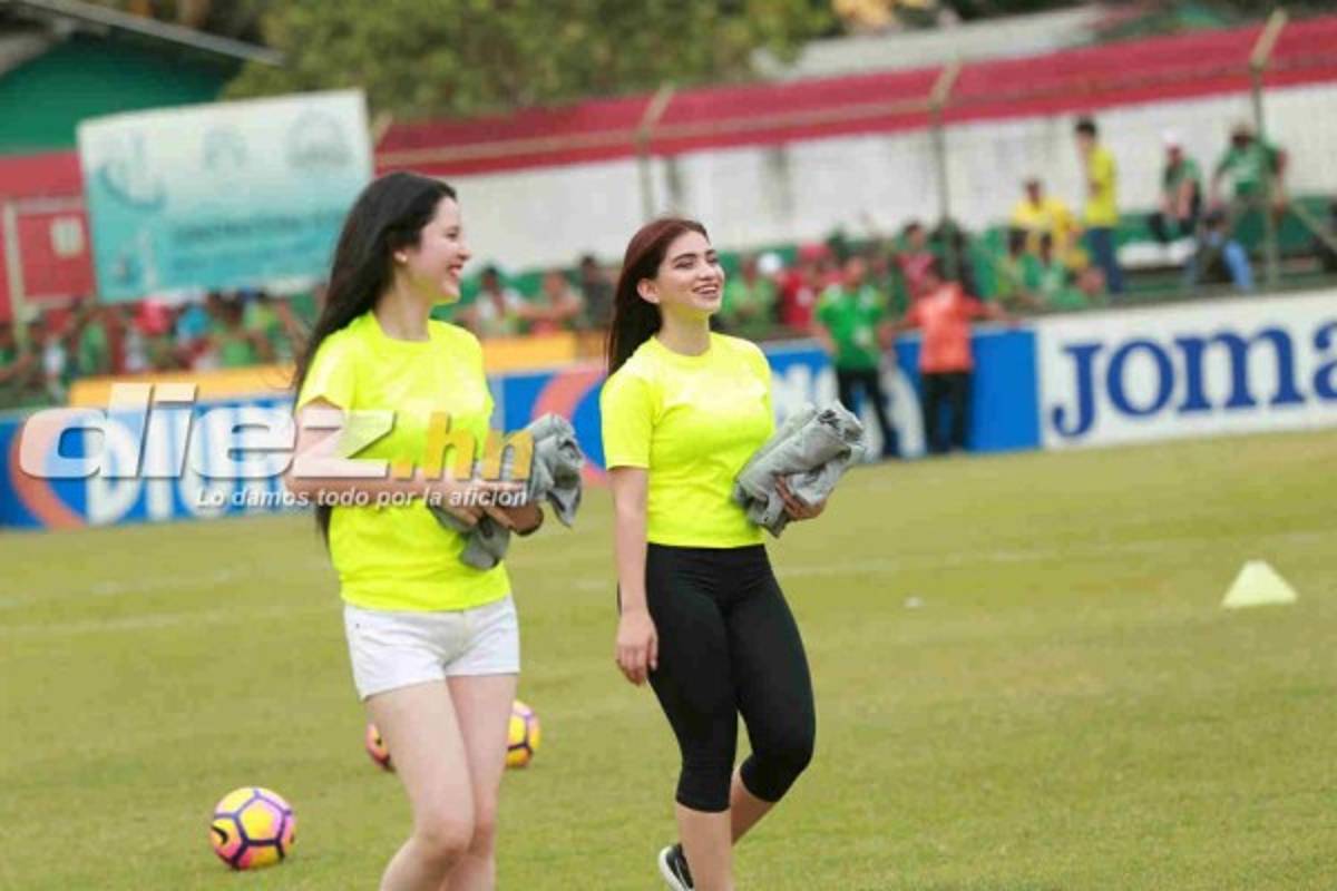 ¡BELLEZA! Las hermosas chicas que paralizaron la final -Marathón-Motagua