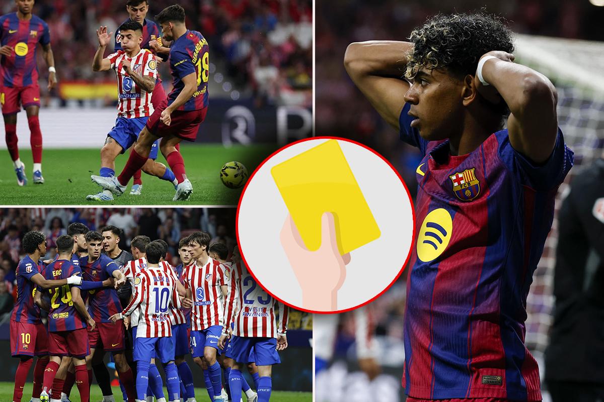 Una amarilla y se pierden la vuelta: los 11 jugadores del Barcelona-Atlético que están apercibidos