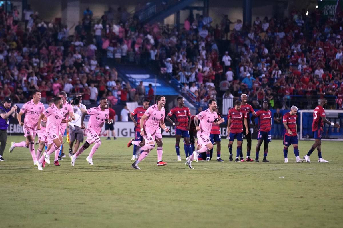 Messi puso la fiesta en Dallas y así fue la celebración del Inter de Miami tras su pase a los cuartos de final de la Leagues Cup