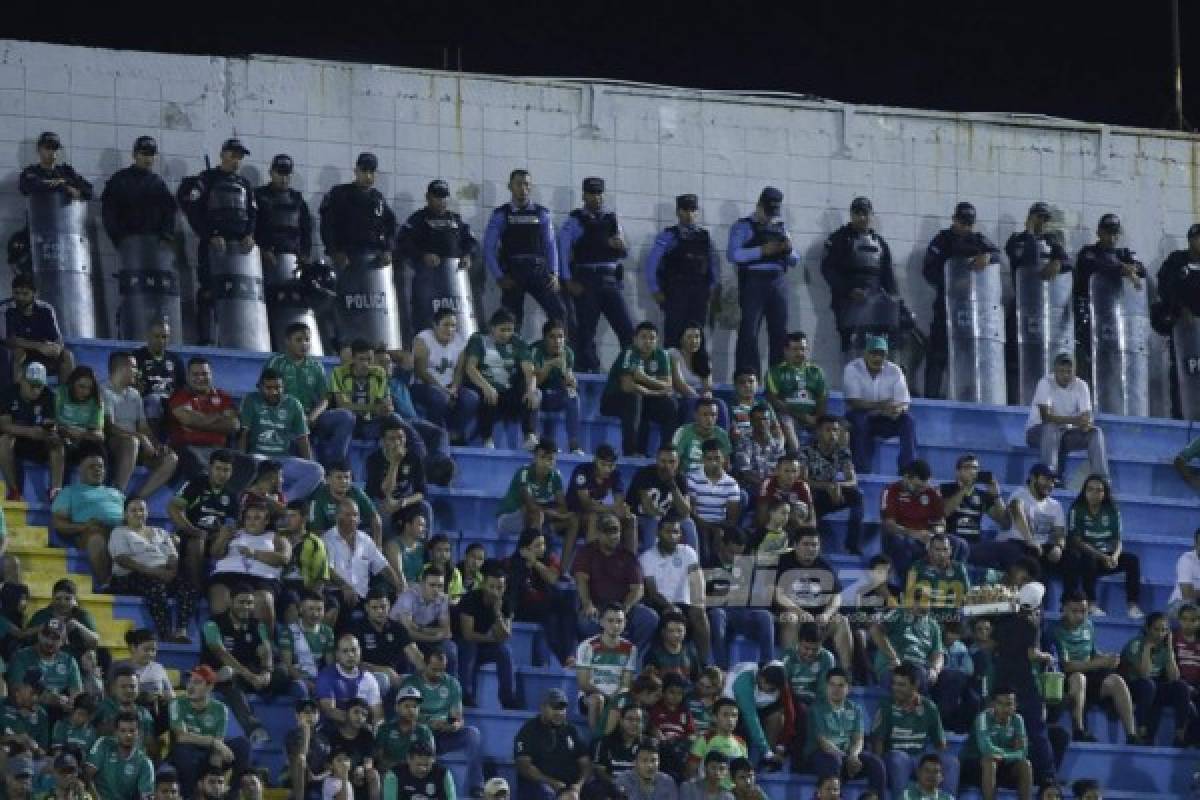 La furia de Denovan, la mascota de UPNFM y el ambientazo de la hinchada de Marathón