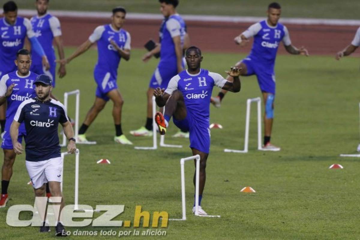 Llegan más jugadores, Quioto es noticia y quién es la bella chica: Así fue el entreno de Honduras