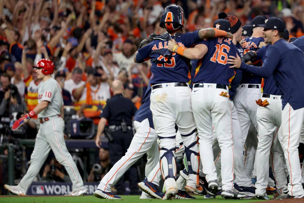 ¡Una verdadera fiesta! Así celebraron los Astros de Houston de Mauricio Dubón su título de Serie Mundial de Béisbol