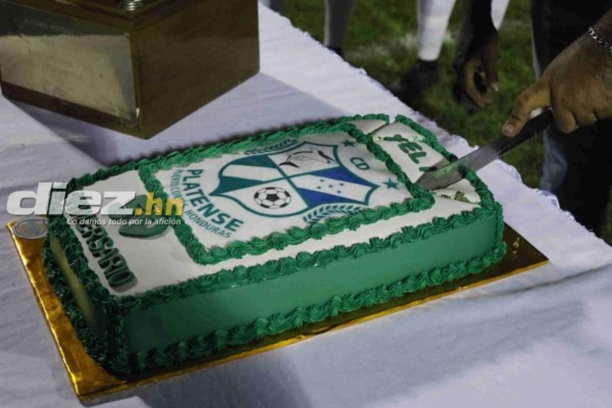 Así fue la humilde celebración del 59 aniversario del Platense de Puerto Cortés
