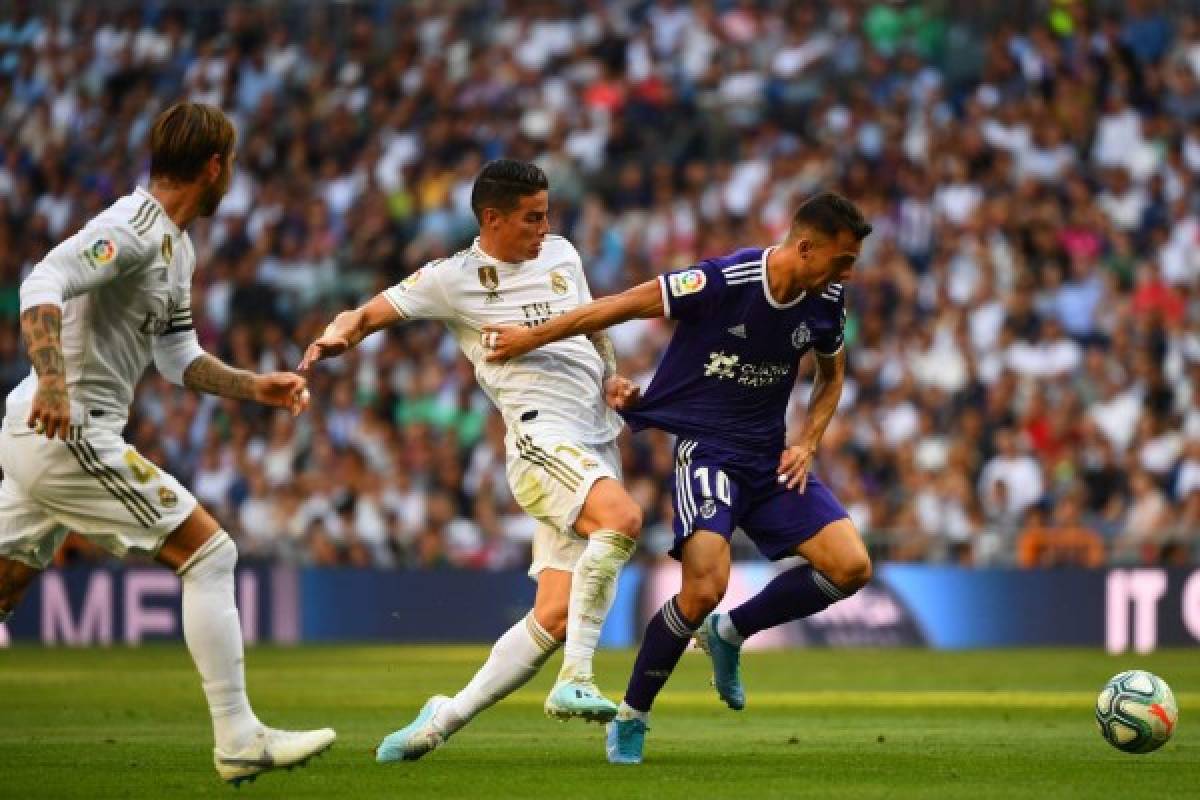 FOTOS: Así vivió James su vuelta al Bernabéu y la insólita imagen de Keylor Navas  