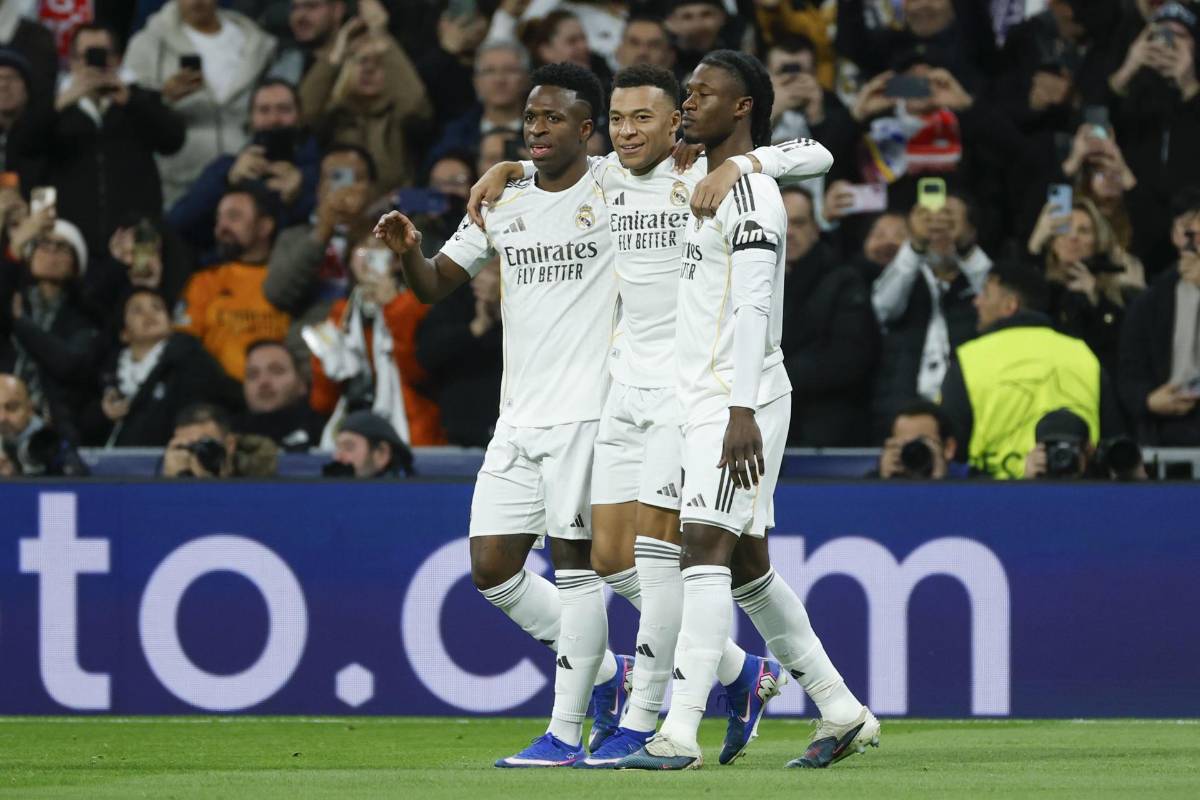 EN VIVO Champions League: Kyian Mbappé anota su doblete tras una gran jugada colectiva y el Real Madrid vence a Mónaco