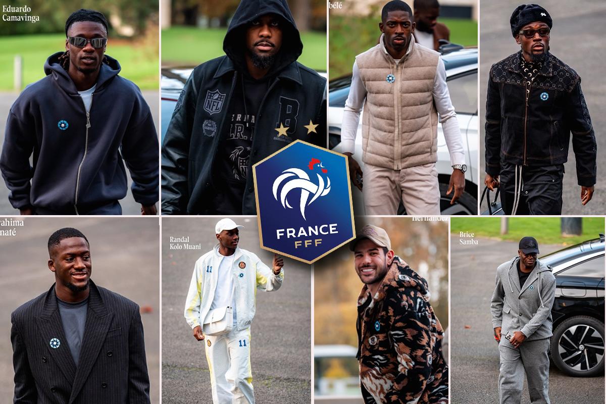 La facha de Camavinga y así llegó Koundé: Francia se reporta lista para los últimos partidos del 2024