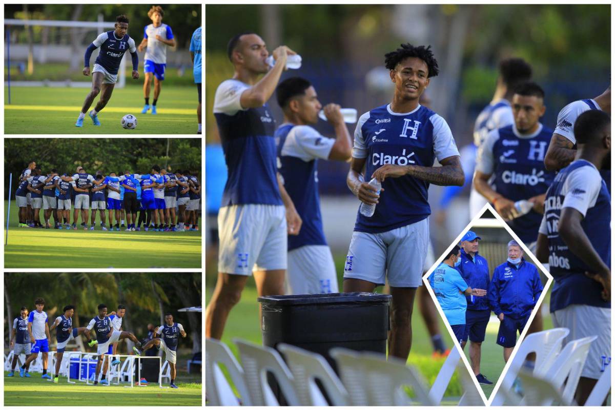 Nuevos rostros y mucho compromiso: así fue el primer día de entrenamiento de Honduras previo al cierre de la octagonal