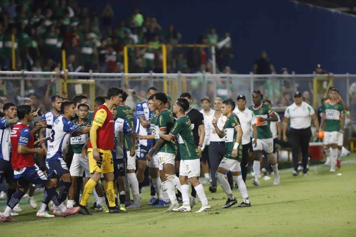 Pachuca se llevó la Copa del Centenario de Marathón, Keosseián no faltó y también hubo bronca en el juego