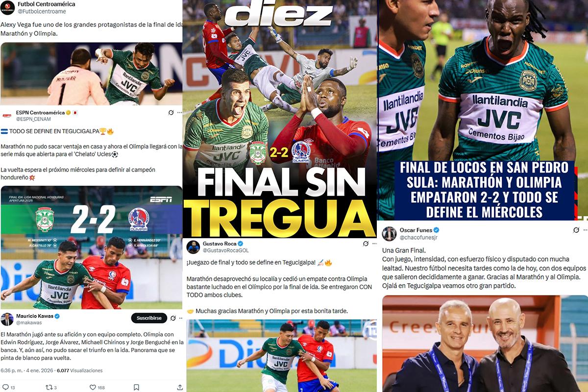 Prensa reacciona tras el partidazo en la final de ida: Olimpia regresa con el 80% de la copa ganada; acarician la 40