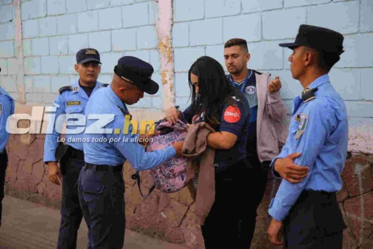 Máxima seguridad para final Motagua-Saprissa y largas filas en las afueras del Nacional