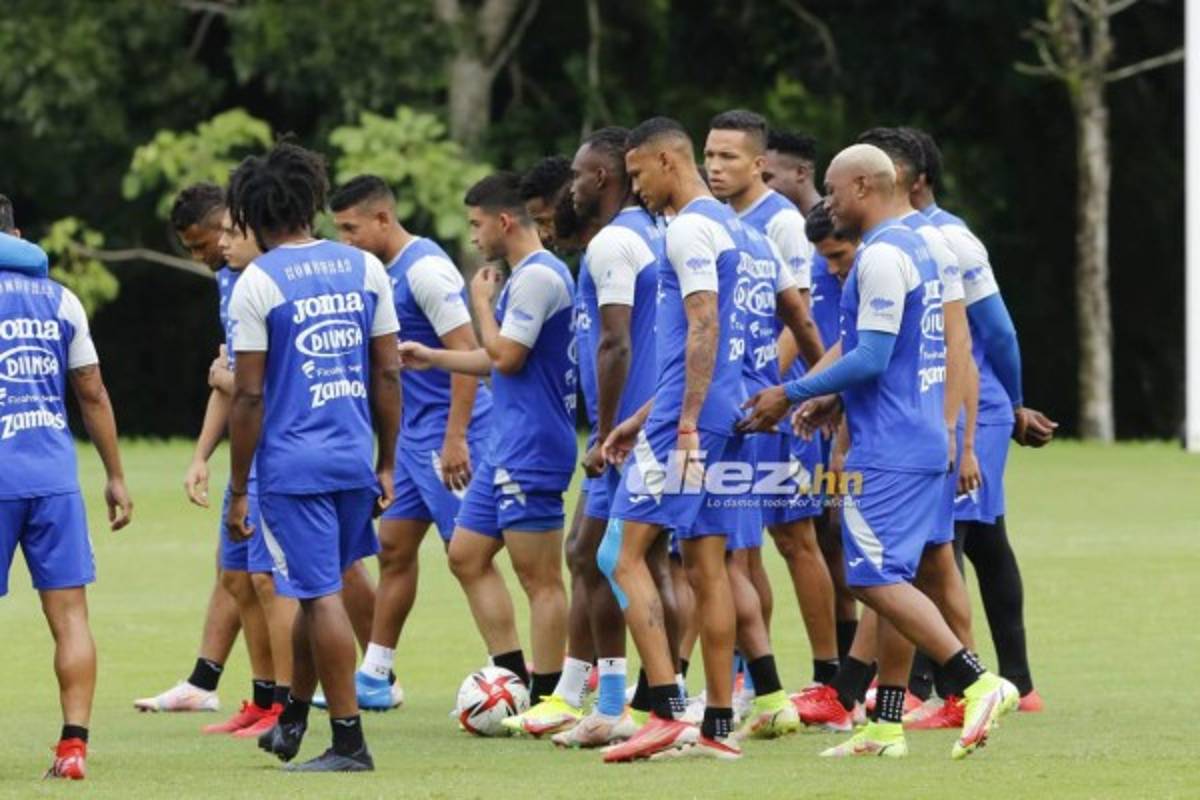Los cariñitos de Edwín Rodríguez y las bromas de Deiby: el penúltimo entreno de Honduras con el combo completo