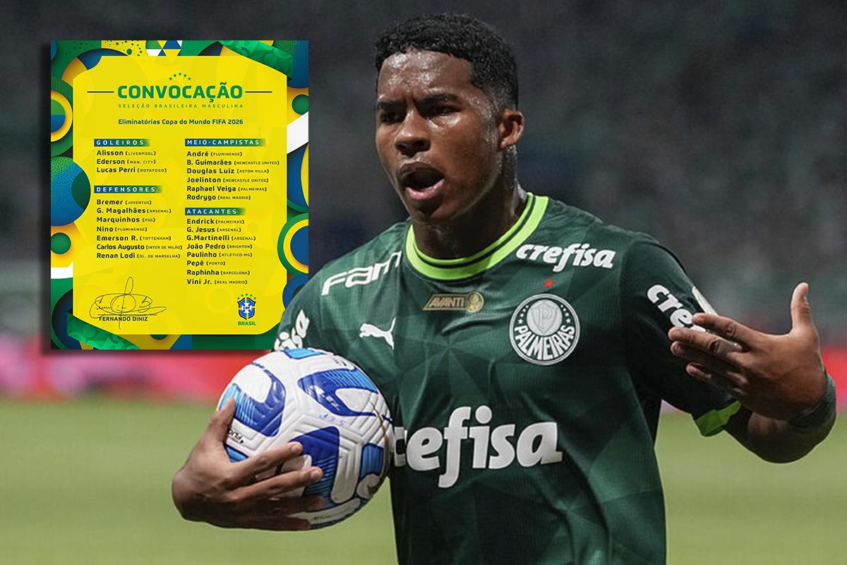 Sorpresa en la convocatoria de Brasil para enfrentar a Argentina y Colombia en las eliminatorias sudamericanas