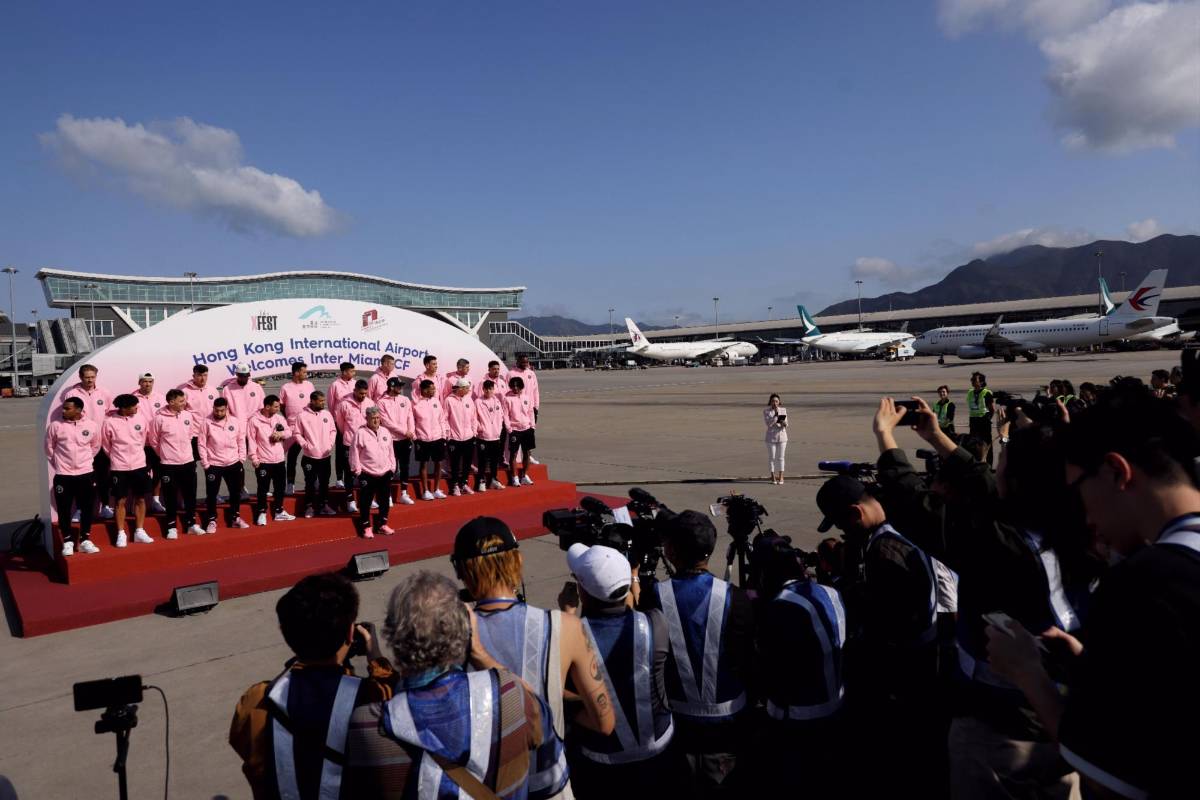 Inter Miami llegó a Hong Kong tras ser humillado por Al Nassr y así fueron recibidos: la locura por ver a Messi