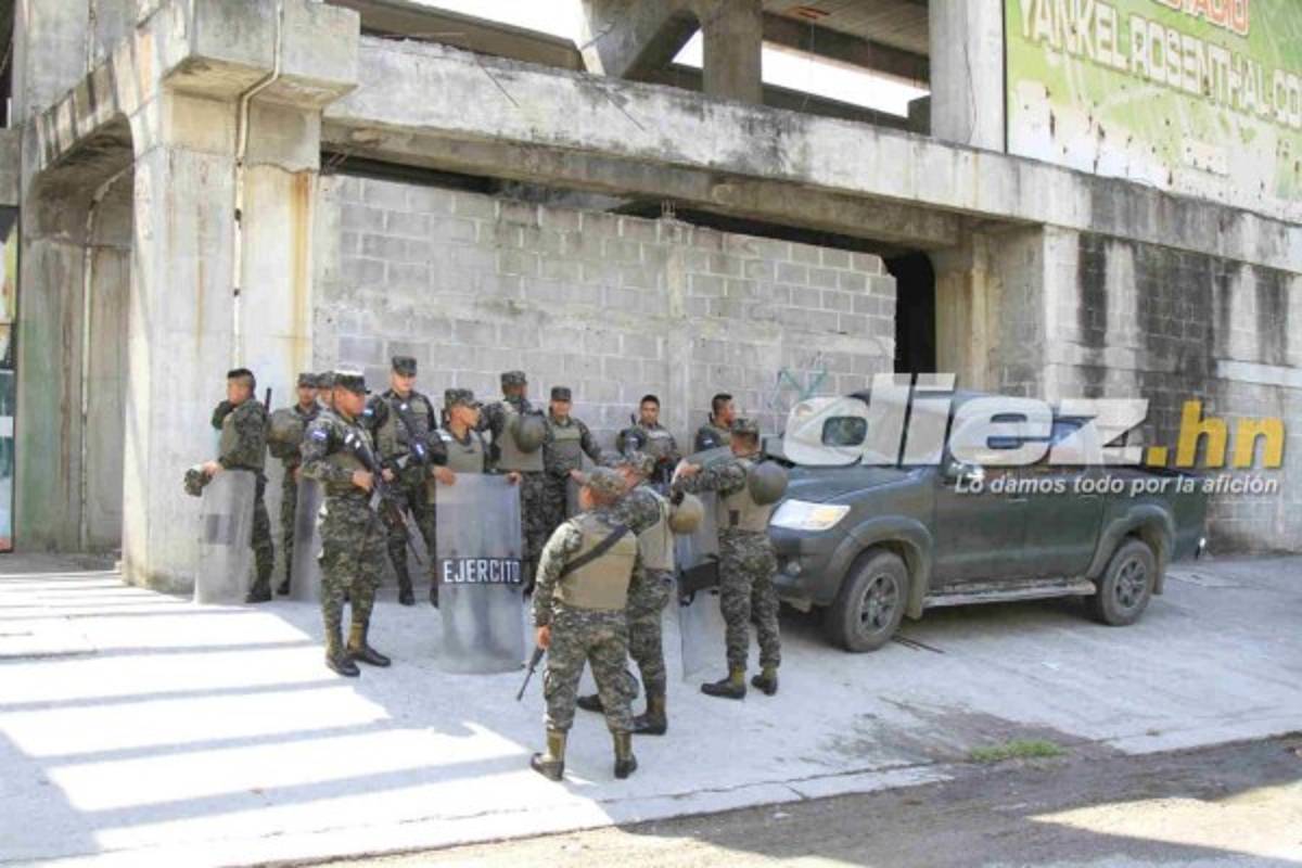 ¡Bien pulido! El ambiente en el Yankel previo a la semifinal entre Marathón-Real España