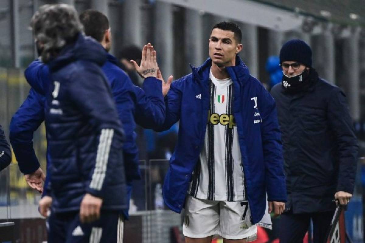 La protesta y enfado de Cristiano Ronaldo con Pirlo; dedicatoria especial de Lautaro Martínez