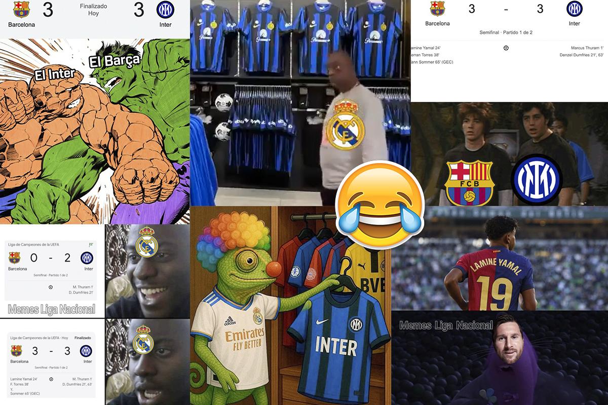 Explotaron las redes: los memes que dejó el Barcelona-Inter en las semifinales de la Champions