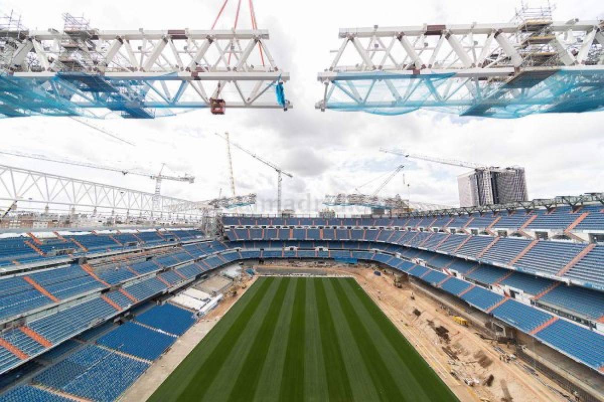 El Bernabéu, listo para el regreso del fútbol: Así va la transformación del estadio del Real Madrid