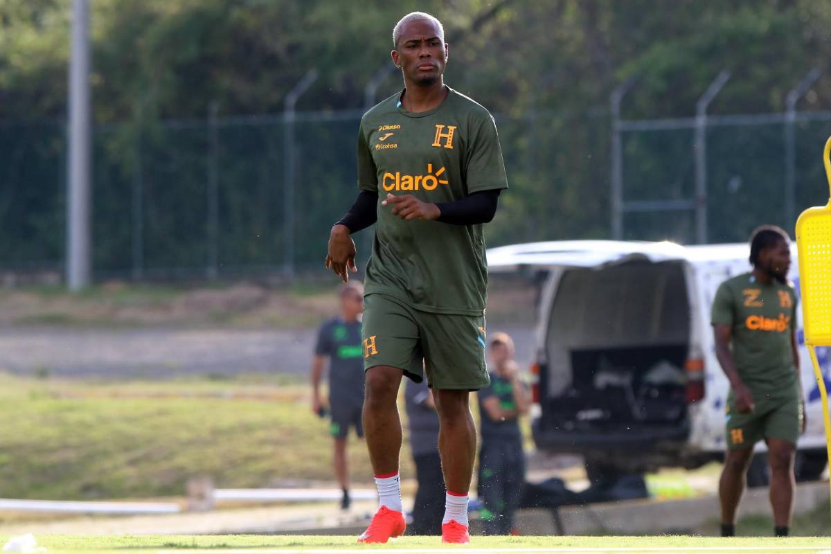 Keyrol fue golpeado y estrella preocupa: así se vivió el tercer entreno de Honduras
