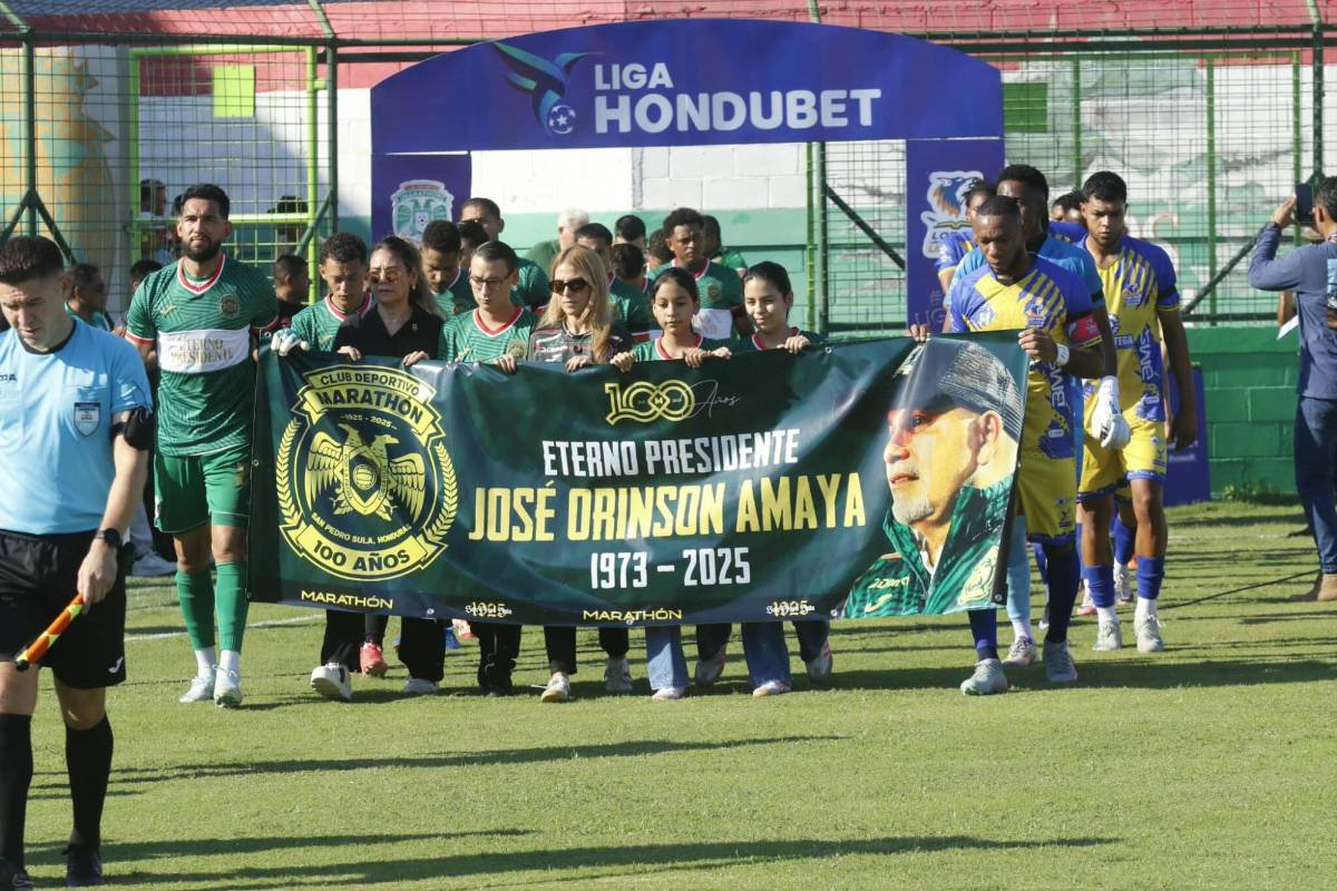 Eterno presidente: así fueron los homenajes de Marathón a Orinson Amaya en el Yankel; ¿qué pasó con Rubilio y Vega?