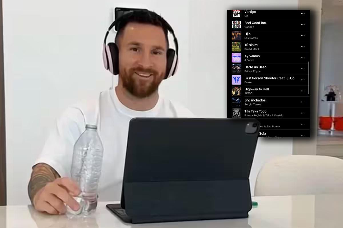 Las canciones favoritas de Messi: revelaron el playlist del argentino previo al arranque de la MLS 2024