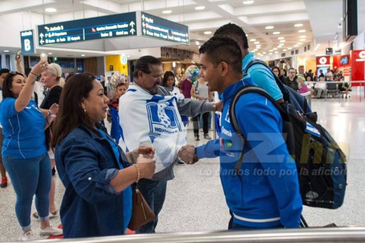 ¡QUÉ LINDO! El cálido recibimiento que le dieron a la Selección de Honduras en Sídney